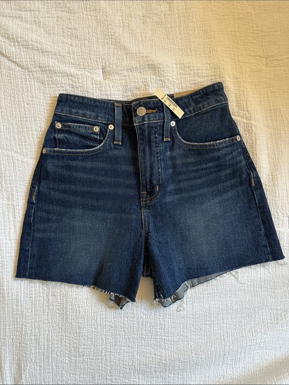 NWT Madewell Curvy High-Rise Denim Shorts